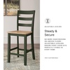 image:imageSignature Design by Ashley Gesthaven Counter Height Barstools Set of 2Light Brown  Green