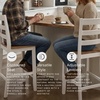 image:imageSignature Design by Ashley Gesthaven Counter Height Barstools Set of 2Light Brown  White
