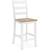 image:imageSignature Design by Ashley Gesthaven Counter Height Barstools Set of 2Light Brown  White