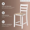 image:imageSignature Design by Ashley Gesthaven Counter Height Barstools Set of 2Light Brown  White