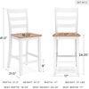 image:imageSignature Design by Ashley Gesthaven Counter Height Barstools Set of 2Light Brown  White