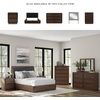image:imageSignature Design by Ashley Kendamor Modern Canopy Bed with Upholstered Headboard and USB Charging Ports Foundation or Box Spring Needed Queen Dark BrownQueen Upholstered Panel Bed