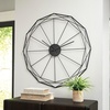 image:imageSignature Design by Ashley Large Industrial Metal Wall Clock Black