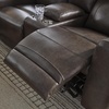 image:imageSignature Design by Ashley Leather Power Reclining Loveseat with Console