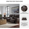 image:imageSignature Design by Ashley Leather Power Reclining Loveseat with Console