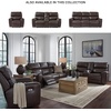 image:imageSignature Design by Ashley Leather Power Reclining Loveseat with Console