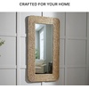 image:imageSignature Design by Ashley Norigan Casual Full Length Floor Mirror with Thick Frame Light Brown