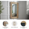 image:imageSignature Design by Ashley Norigan Casual Full Length Floor Mirror with Thick Frame Light Brown