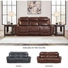 image:imageSignature Design by Ashley Power Reclining Loveseat with Console MahoganyBrown