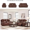 image:imageSignature Design by Ashley Power Reclining Loveseat with Console MahoganyBrown