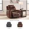 image:imageSignature Design by Ashley Power Reclining Loveseat with Console MahoganyBrown