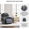 image:imageSignature Design by Ashley Power Reclining Loveseat with Console MahoganyGrey