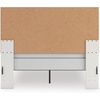 image:imageSignature Design by Ashley Ravalori Contemporary Upholstered Panel Headboard with Adjustable Height Queen WhiteWhite