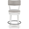 image:imageSignature Design by Ashley Set of 2 Swivel Counter Height Barstools White