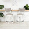 image:imageSignature Design by Ashley Set of 2 Swivel Counter Height Barstools White