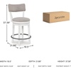image:imageSignature Design by Ashley Set of 2 Swivel Counter Height Barstools White