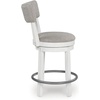 image:imageSignature Design by Ashley Set of 2 Swivel Counter Height Barstools White