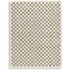 image:imageSignature Design by Ashley Shag Area Rug Checkered 8x10 Taupe amp Ivory
