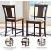 image:imageSignature Design by Ashley Sharlander Rustic Solid Wood 25 Counter Height Bar Stool Set of 2 Light Brown amp Dark Brown