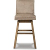 image:imageSignature Design by Ashley Tallenger 25 Upholstered Swivel Counter Height Barstool 2 Count Light GrayBeige