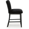 image:imageSignature Design by Ashley Tallenger 25 Upholstered Swivel Counter Height Barstool 2 Count Light GrayBlack