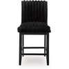 image:imageSignature Design by Ashley Tallenger 25 Upholstered Swivel Counter Height Barstool 2 Count Light GrayBlack