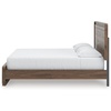 image:imageSignature Design by Ashley Walnut Queen Panel Bed Frame with LED LightCalifornia King Panel Bed