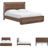 image:imageSignature Design by Ashley Walnut Queen Panel Bed Frame with LED LightCalifornia King Panel Bed