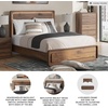 image:imageSignature Design by Ashley Walnut Queen Panel Bed Frame with LED LightQueen Panel Bed