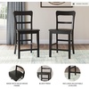 image:imageSignature Design by Ashley Wood Counter Height Barstools Black Set of 2