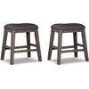 image:imageSignature Design by Ashley Bolanburg Counter Height Bar Stools Set of 2Grey