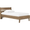 image:imageSignature Design by Ashley Calverson MidCentury Modern King Platform Bed Foundation or Box Spring Not Needed Engineered Wood MDFParticleboardPlywood and Decorative Laminate Dark BrownHoney Brown