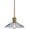 image:imageSignature Design by Ashley Chaness Industrial Glass Pendant Light Brass