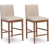 image:imageSignature Design by Ashley Counter Height Barstools Set of 2 Upholstered