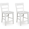 image:imageSignature Design by Ashley Farmhouse Bar Stools Counter Height Set of 2