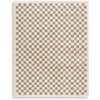 image:imageSignature Design by Ashley Shag Area Rug Checkered 8x10 Taupe amp Ivory