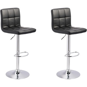 image:imageSignature Design by Ashley Bellatier Adjustable Swivel Bar Stools Set of 2Black