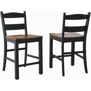 image:imageSignature Design by Ashley Counter Height Bar Stools Set of 2 Farmhouse