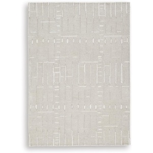 image:imageSignature Design by Ashley Hand Tufted Wool Area Rug 5x7 TanIvory