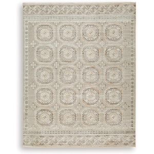 image:imageSignature Design by Ashley Neutral Medallion Area Rug 8x10 for Living Room710 x 911 Rectangular