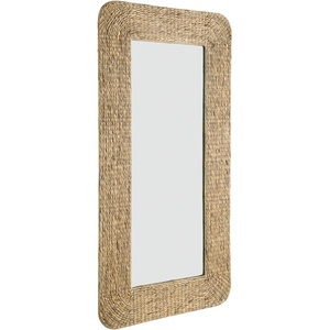image:imageSignature Design by Ashley Norigan Casual Full Length Floor Mirror with Thick Frame Light Brown