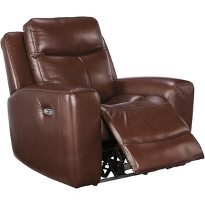 image:imageSignature Design by Ashley Power Reclining Loveseat with Console MahoganyBrown