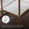 image:imageSignature Design by Ashley 52 Glass amp Marble Narrow Console Sofa Table