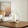 image:imageSignature Design by Ashley Adalisen Hammered Glass Candle Holder