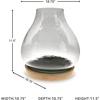 image:imageSignature Design by Ashley Adalisen Hammered Glass Candle Holder