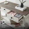 image:imageSignature Design by Ashley Bolanburg Farmhouse Sofa Console Table WhiteWhitewash