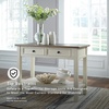 image:imageSignature Design by Ashley Bolanburg Farmhouse Sofa Console Table WhiteWhitewash