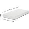 image:imageSignature Design by Ashley Chime Twin Memory Foam Mattress 10 InchTwin