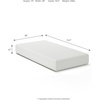 image:imageSignature Design by Ashley Chime Twin Memory Foam Mattress 10 InchTwin