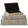 image:imageSignature Design by Ashley Decorative Boxes with Lids Brown Set of 3Beige